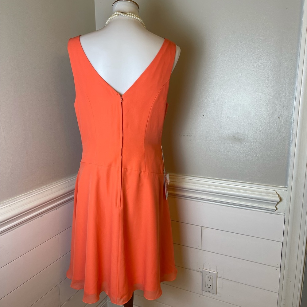 JJ’s House Papaya Evening Dress 14 FREE SHIP - Picture 3 of 6
